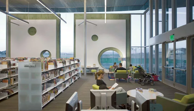 sunrise mountain library photos