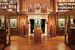 The office of the Morgan's first director, the restored North Room houses the collection's earliest works in elegantly lit cases.