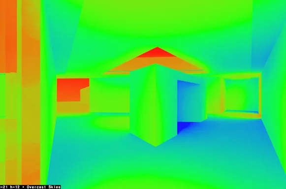 Consultants studied the effect of relying on only daylight for illumination in myriad atmospheric conditions, including overcast skies.