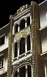 Grand illusion Light from rooftop-mounted projectors accents and aligns with the details of an early-20th-century facade along downtown Beirut&rsquo;s Allenby Street, creating contrast and drama usual
