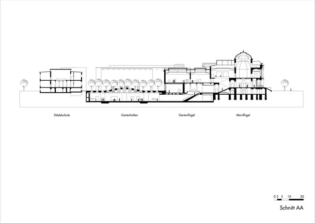 Garden Hall Cross Section