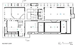 1) RIC Entry Portico<br />2) Great hall<br />3) Entrance hall<br />4) Corridor<br />5) Office<br />6) Studio<br />7) Mechanical<br />8) RIC research center<br />9) Student lounge<br />10) Studio<br />
