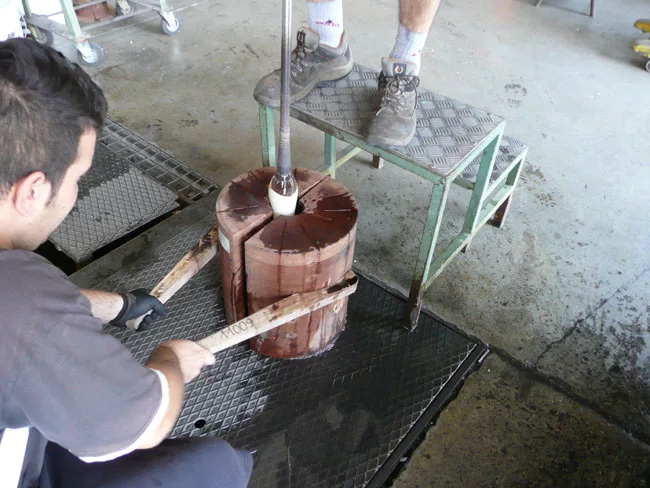 Image of the manufacturing process.
