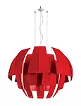 The tiered design of Axo Light's Plumage was inspired by overlapping feathers of tropical birds. But this pendant, offered as either a hanging or floor lamp, has &ldquo;feathers&rdquo; that are remova