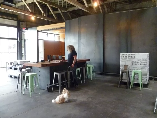 Charles Smith also owns a bar in Waitsburg, a historic town about 30 minutes outside of Walla Walla. It's only loosely related to his wine enterprise. 'It's more for personal use,' he says. 