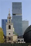  The new headquarters is located just east of Sir Christopher Wren’s St. Stephen Walbrook church, a baroque landmark built in the latter half of the 17th century.