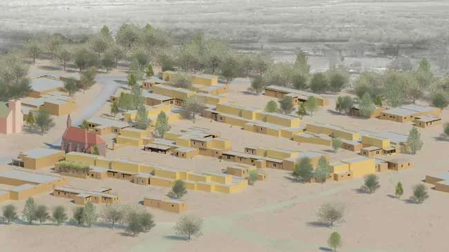 Future phases of the project will continue the rehabilitation and vertical extension of houses. To better define the plazas and provide more housing, the tribe plans to build new infill homes on once