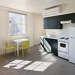 Every unit has its own kitchen.