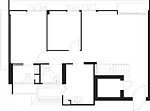Lower level of a duplex.