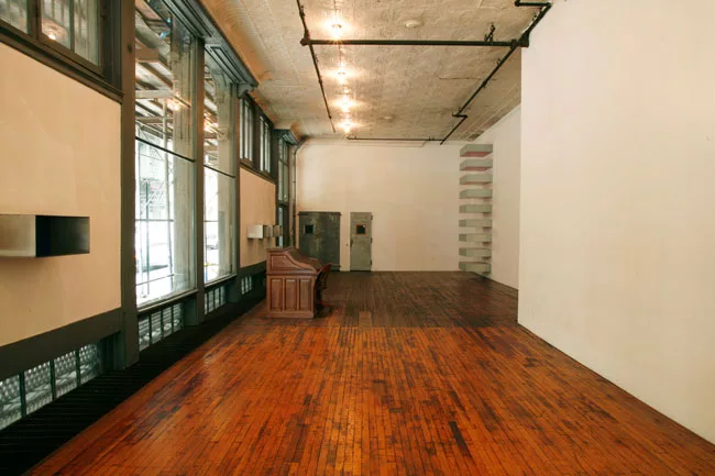 First-floor studio before renovation
