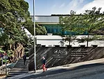 The center's entrance is located at what is  called the Hong Kong Jockey Club Former Explosives Magazine on Justice Drive. 