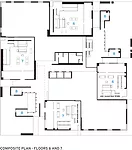 6 Courtroom (sixth floor)<br />7 Courtroom (seventh floor)<br />8 Attorney/witness conference