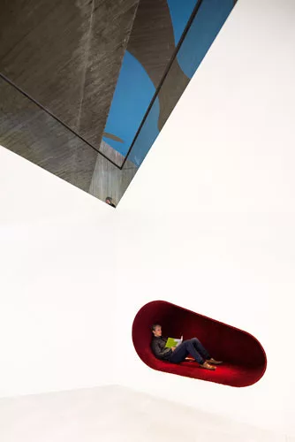 Nooks in the teen area.