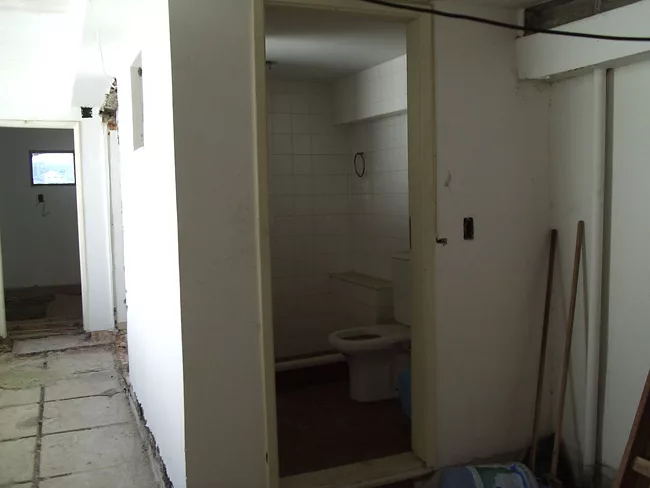 Before photo of the interior.