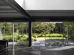 View from main living space to rear garden
