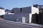 The building under construction in the 1960s