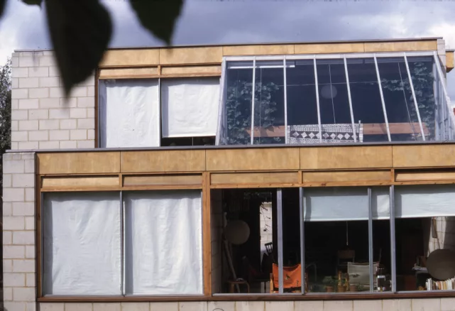 Rear facade in mid 1960's