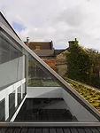 View from main living space to rear garden