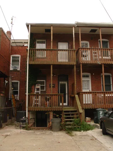 Church Street Residence shown before renovation.