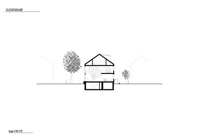 Urban House with Big Window