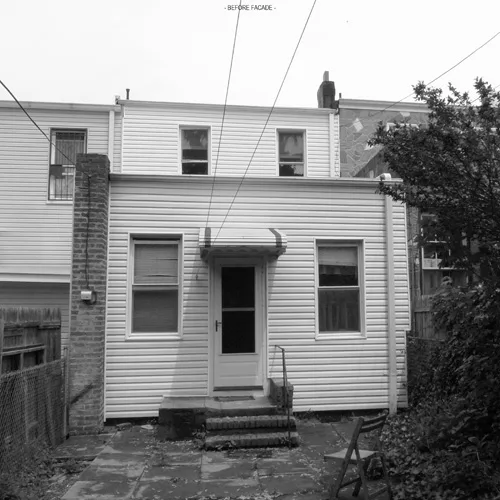 Brooklyn Row House prior to renovation.