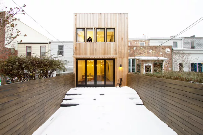 Brooklyn Row House prior to renovation.