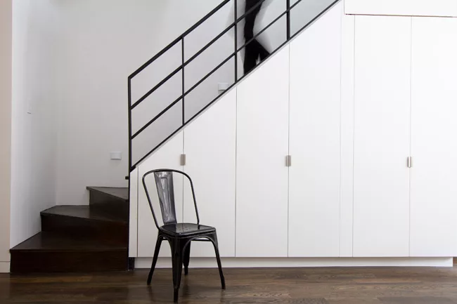 Brooklyn Row House prior to renovation.