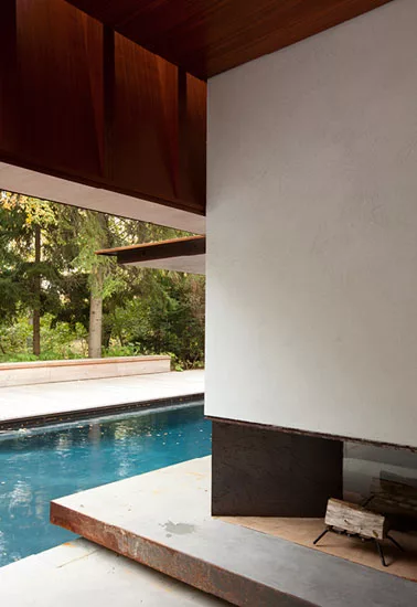 House on Ravine Edge