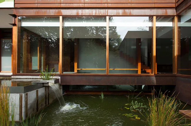 House on Ravine Edge