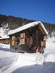 For his firm's first project, Swiss architect Benjamin Krampulz of bkarch converted a former barn into a snug alpine retreat