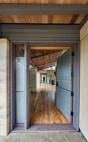 View corridors draw people through the house.
