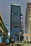 The envelope of SOM&rsquo;s 1,014-foot-tall tower in Guangzhou, China, includes ducts shaped to accelerate prevailing winds. Exterior lighting acts as a real-time indicator of wind-power output.