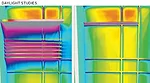The Health Professions and Student Services Building at North Shore Community College in Danvers, Massachusetts, exemplifies the hazards of predictive modeling. Daylighting studies and energy models d