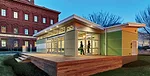 Designed by Perkins+Will, a Sprout Space was installed last spring on the grounds of the National Building Museum in Washington, D.C., as part of a Green Schools exhibition. The building has ample gla
