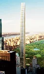 At 1,350 feet, the tower that SHoP has designed for a Midtown site will not be the tallest of the planned buildings. However, with a slenderness ratio of 1:24, it will be the thinnest tower. The archi