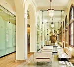 As part of its $15 million revamp of a nearly 100-year-old Renaissance Revival structure, Westlake Reed Leskosky removed dropped ceilings in the gracious entry lobby. New energy-conserving systems inc