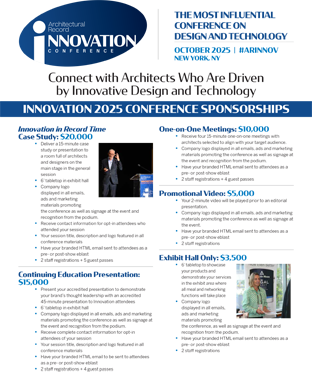 Innovation Conference Prospectus