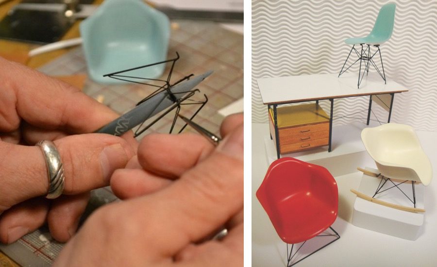 Mid-Century Modern Miniatures iconic classic furniture designs | padstyle.com
