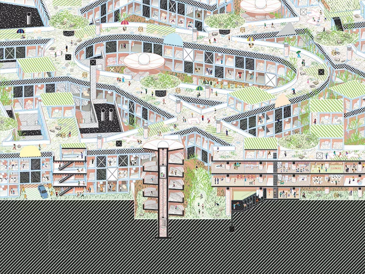 MOS, A Situation Made from Loose and Overlapping Social and Architectural Aggregates