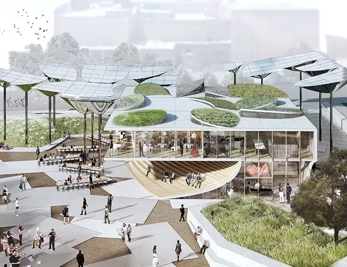 MLA and OMA to Design New Park in Downtown LA