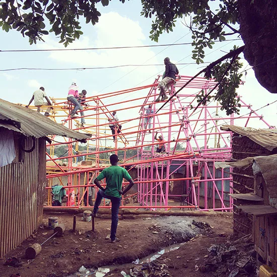 Scaffolding Exhibit
