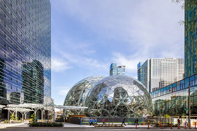 Amazon Spheres Opens in Seattle