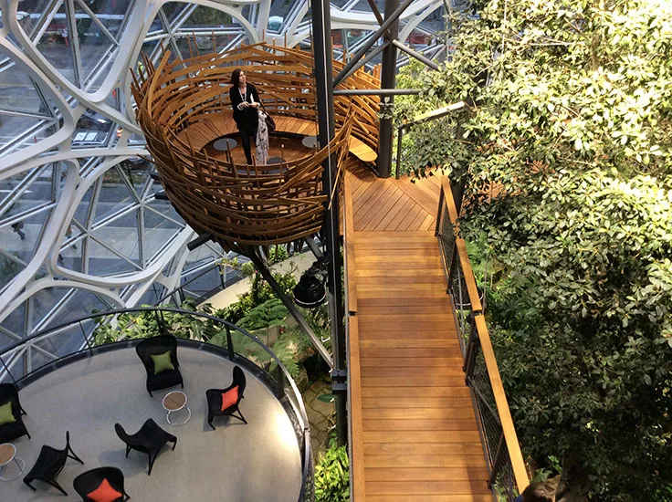Amazon Spheres Opens in Seattle
