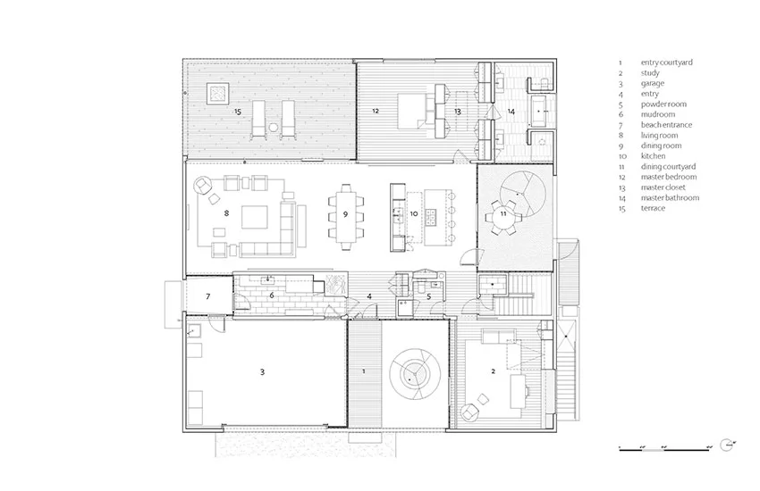 Courtyard House by John Ronan Architects