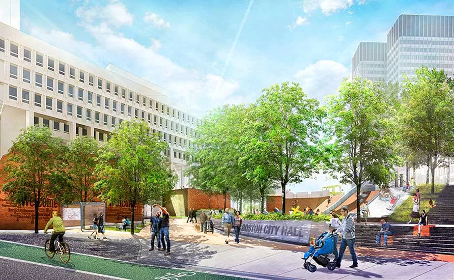 Boston City Hall Plaza