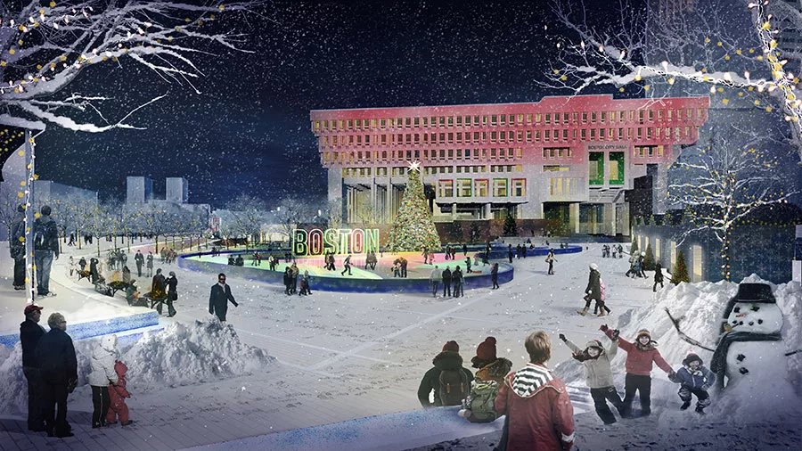Boston City Hall Plaza