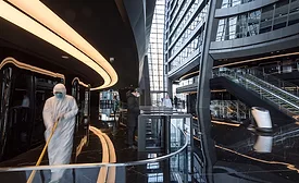 Leeza SOHO reopens after sanitation