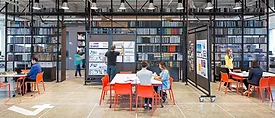Library in Gensler's Oakland Office