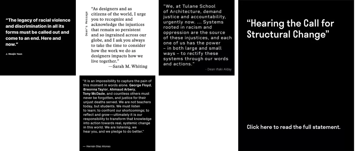 Quotations from Architecture Deans in Black and White