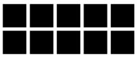 Grid of black squares